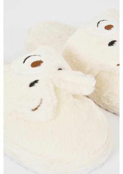 Ekru Pandalı Ev Terliği fiyatları