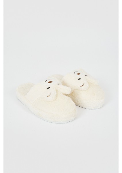 Ekru Pandalı Ev Terliği fırsatları