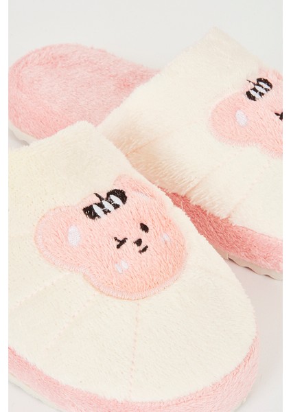 Pembe Eğlenceli Figür Ev Terliği fiyatları