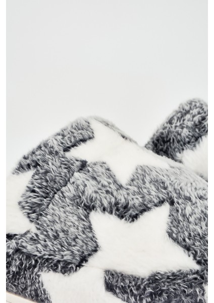 Gri Yıldızlı Atom Ev Terliği modelleri