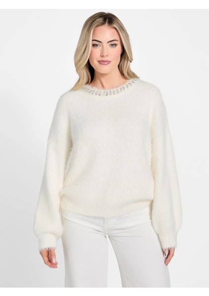 Arisa Kadın Beyaz Triko W5BR58Z3BH0-G1O6 indirimleri