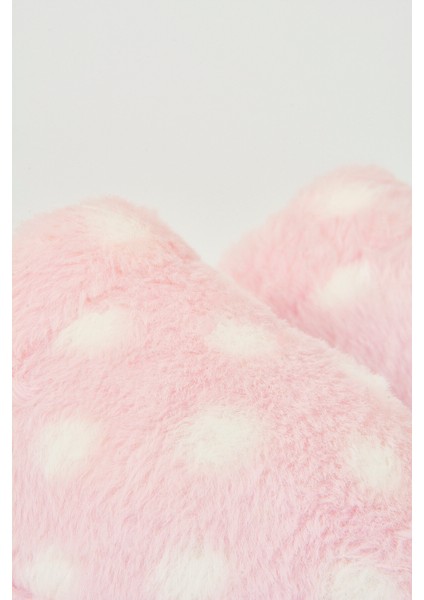 Pembe Puantiyeli Ev Terliği fiyatları