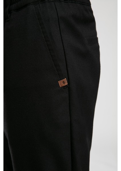 Matteos Normal-Yüksek Bel Bol Düz Kesim Düz Paça Siyah Erkek Pantolon fırsatları