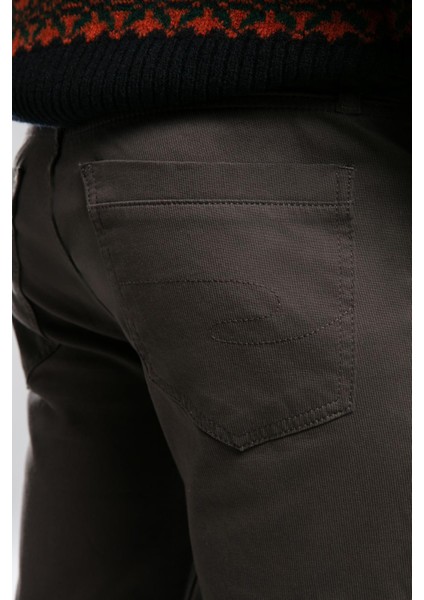 Jagger Normal Bel Dar Kesim Düz Paça Haki Erkek Pantolon fırsatları