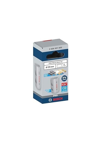 1 x Pro Multi Malzeme Delik Testeresi (Yumuşak Ahşap, Alçıpan Duvar Için, Ø 29 Mm, Profesyonel Aksesuar Matkap/tornavida Için) fiyatları