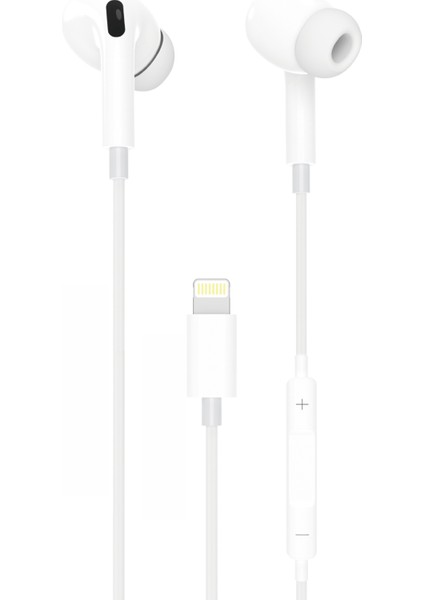 iPhone 11 Pro Max Uyumlu Silikonlu Lightning Kulaklık