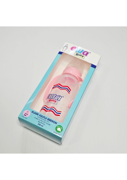 Klasik Kulplu Pp Biberon 250ML Mavi-Pembe fiyatları