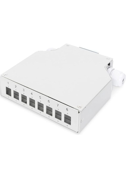 Professional Hutschienen Spleissbox 8 Lc/dx Kavramalar Için, 125 x 130 x 35 mm