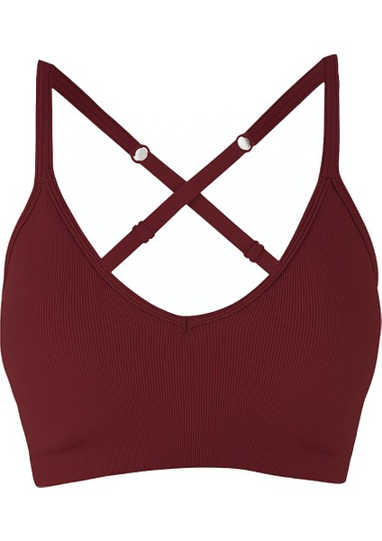 Bordo Light Invisible V Kesim Dikişsiz Sütyen fırsatları