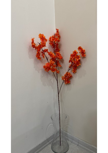 Yapay Bahar Dalı - 3 Kafalı Tel Dal 92CM fiyatları