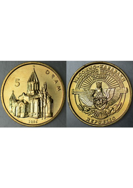 Dağlık Karabağ 5 Dram 2004 Çil.