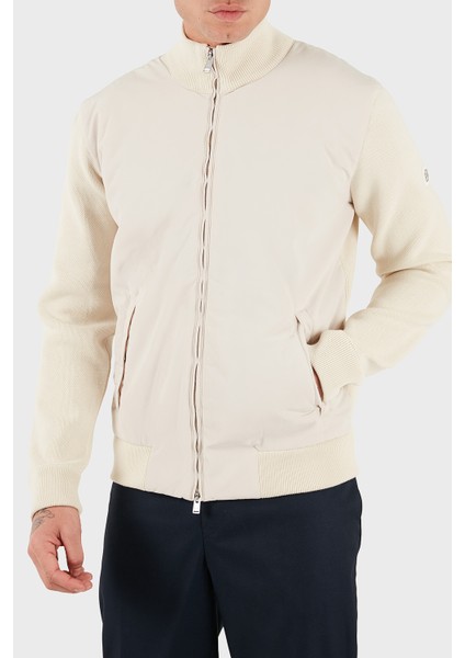 Pamuklu Regular Fit Dik Yaka Logolu Ceket Erkek Ceket 50560875 131