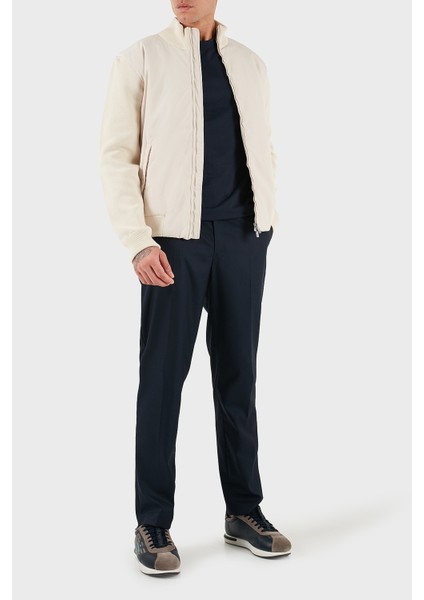 Pamuklu Regular Fit Dik Yaka Logolu Ceket Erkek Ceket 50560875 131 fiyatları