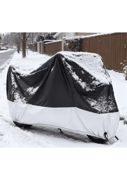 Ducati Scrambler Classic Arka Çanta Uyumlu (Gri-Siyah) Parç. Reflektörlü Motosiklet Brandası,örtüsü modelleri