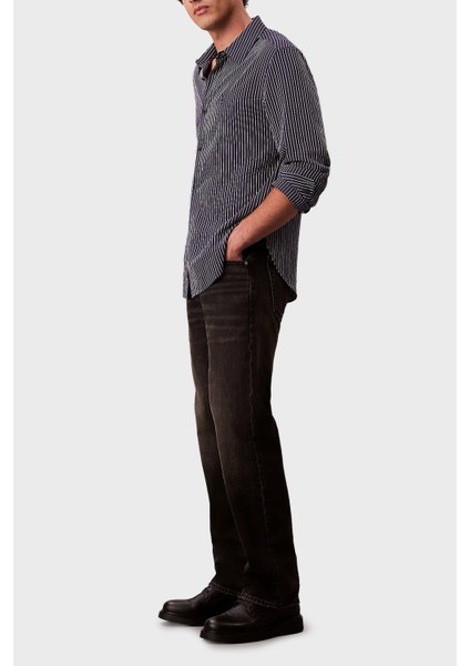 Pamuklu Straight Fit Normal Bel Düz Paça Jeans LV04RD724G01G Erkek Kot Pantolon LV04RD724G 01G modelleri