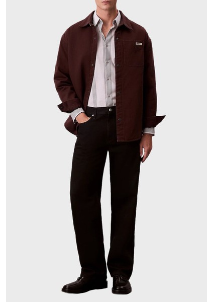 Pamuklu Relaxed Fit Logolu Düğmeli Ceket LV04RD729GEO5 Erkek Ceket LV04RD729G Eo5 fiyatları