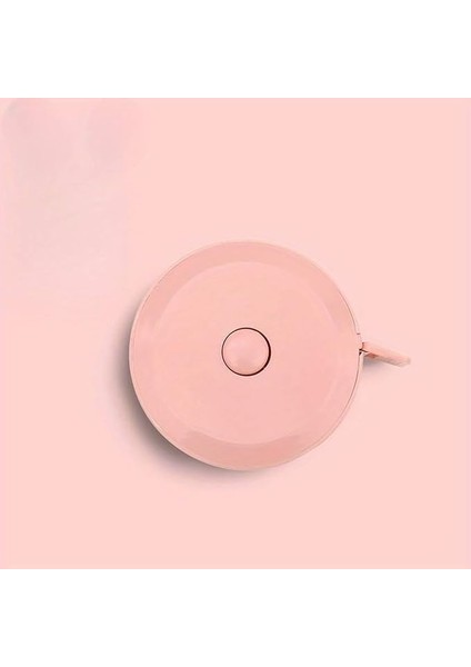 Mini Çekilebilir Ölçüm Mezurası, Terzilik Için, 2 Adet (Pembe)
