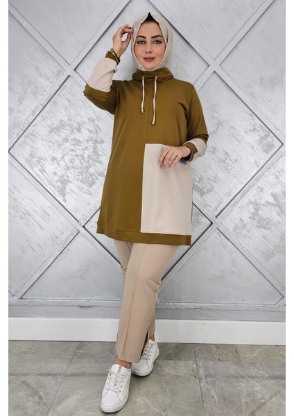 Kadın Kombinli Boğazlı Tesettür Tunik modelleri
