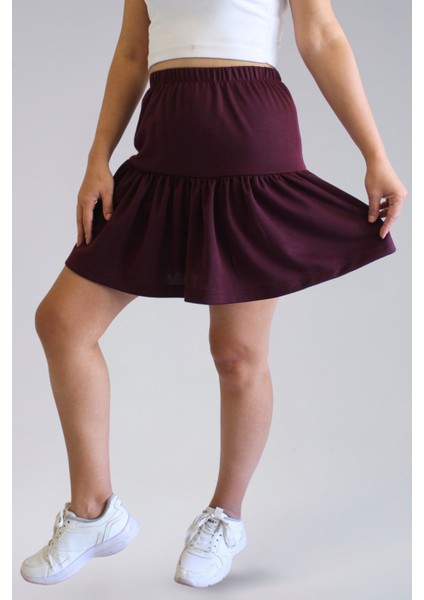 Mevsimlik Kadın Etek - Ecrin Kumaş Mevsimlik Mini Boy Kadın Şort Etek modelleri