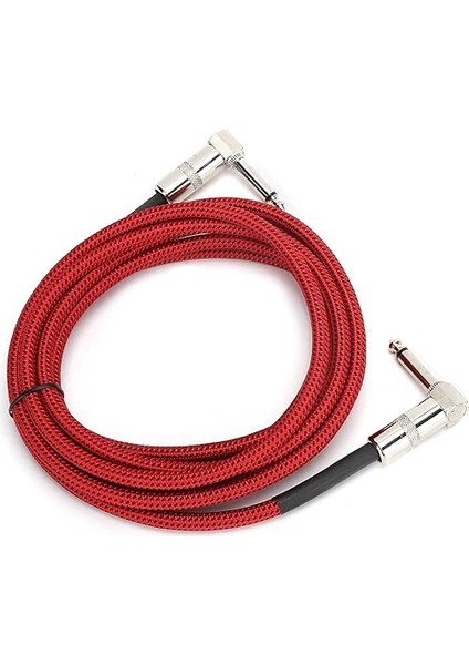 Kablosu, Esnek 6.35MM Gitar Amp Kordonu Oksijen Bakır Çekirdek Mikrofon Için Elektronik Organ Için Ekolayzır (JD6207) (JD6208)