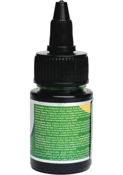 Su Bazlı Likit 25 gr Yeşil Gıda Boyası – Pasta, Krem Şanti ve Şeker Hamuru Için Canlı Renk Boyası fiyatları