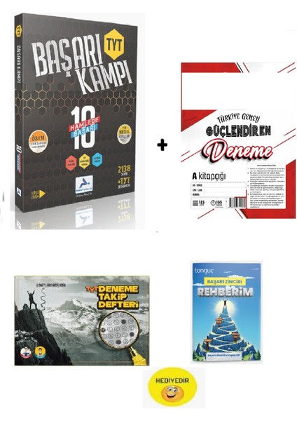 Tyt Başarı Kampı 10 Hamlede Başarı (Deneme Rehberim Takip Defteri Hediyeli..!)