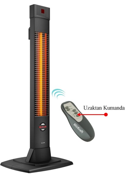 Solaris 2200 Yüksek Verimli Karbon Infrared Standt Isıtıcı fiyatları