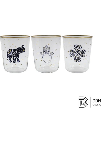 Charm Su Bardağı Seti 3'lü 315 cc Mavi