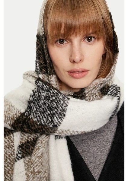 Kadın Onllıma Desenli Yumuşak Dokulu Atkı 15297979 Siyah fiyatları