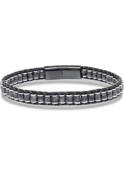 Spektrolit & Hematit Çelik Örgülü Deri Bileklik 9592B22D9 fırsatları