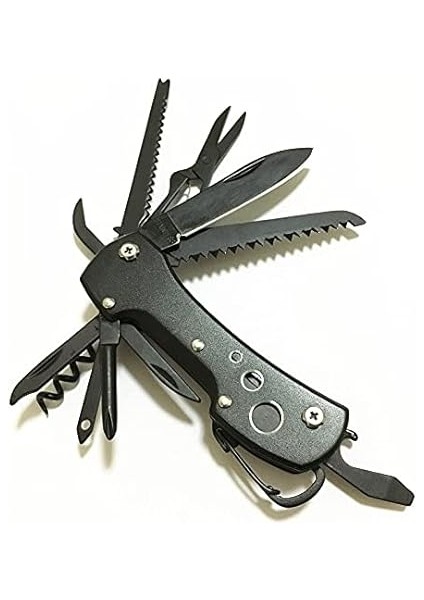 Çok Fonksiyonlu Siyah Isviçre Kamp Cep Çakısı indirimleri