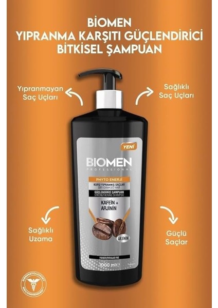 Professional Kafein Arjinin Kuru ve Yıpranmış Saçlar Için Şampuan 1000ML modelleri