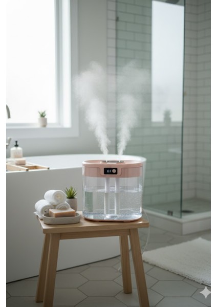 Blic Bhw-13 Pembe Digital Çift Sprey Hava Nemlendirici 1.5 Litre Kapasiteli, Ultrasonik Soğuk Buhar Makinesi ve Gece Lambası modelleri