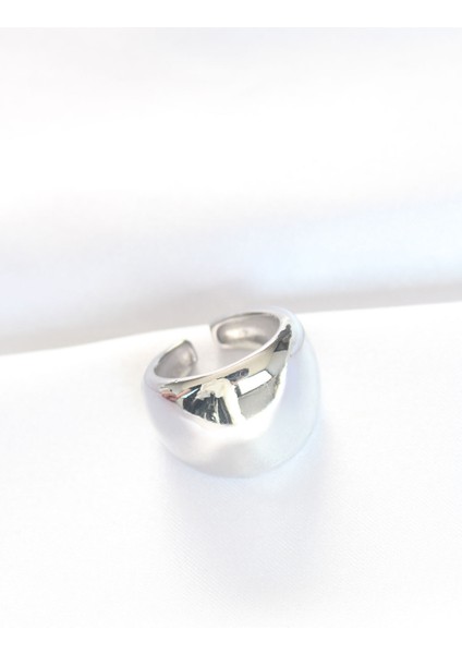 Silver Renk Ayarlanabilir Bombeli Ayna Yüzük fiyatları