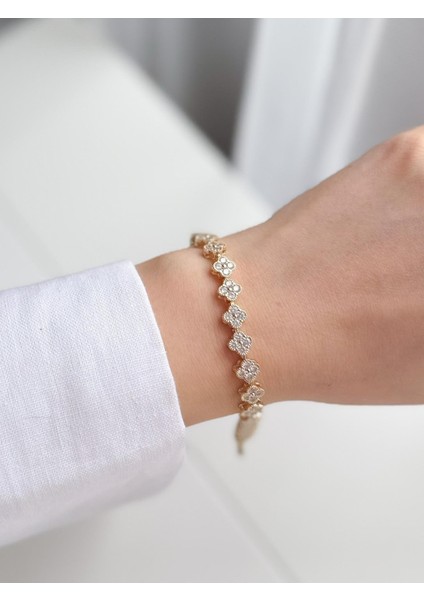 Çelik Yonca Su Yolu Bileklik