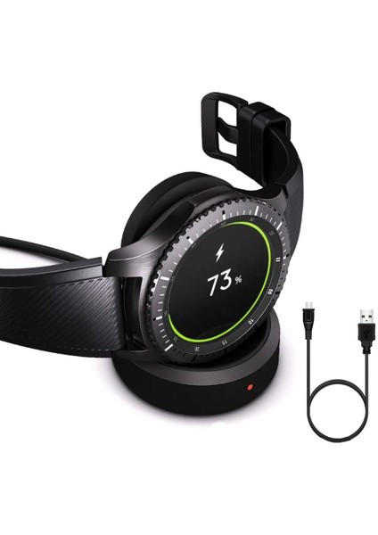 Galaxy Şarj Istasyonu Gear S2 Gear S3 Gear S4 Gear Sport Galaxy Ile Uyumlu Akıllı Saat USB Şarj Aleti