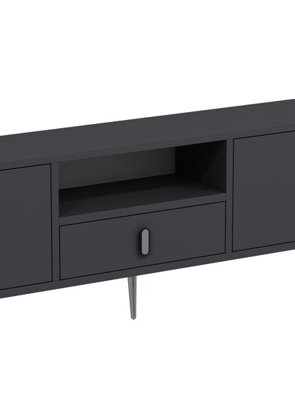 1323DROPDD-32 Tv Sehpası Antrasit-Gümüş fırsatları