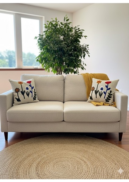 Dekoratif Kırlent Kılıfı Punch Işlemeli 2'li fırsatları