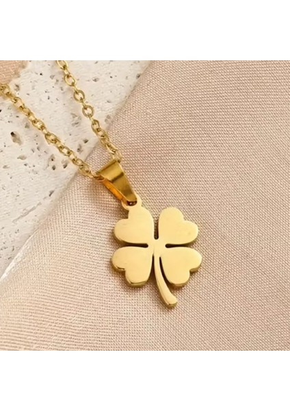 Dört Yapraklı Yonca Kolye Gold ve Gümüş modelleri
