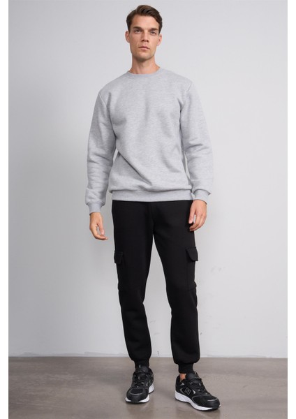 Çetinkaya Mentality 3036 3 Ip Bisiklet Yaka Grimelanj Sweatshirt fiyatları