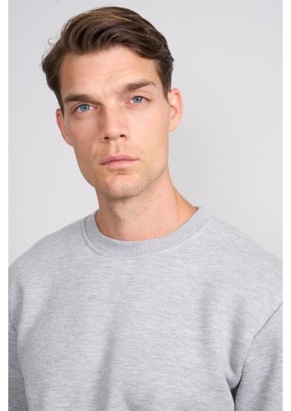 Çetinkaya Mentality 3036 3 Ip Bisiklet Yaka Grimelanj Sweatshirt modelleri