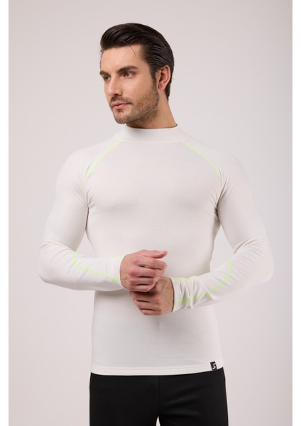 Thermo-Fit Erkek Termal Içlik Üst Kayak Içliği Ekru Beyaz Neon fiyatları