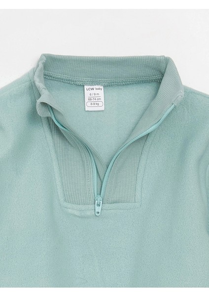 Lcw Baby Yeşil Bisiklet Yaka Uzun Kollu Baskılı Erkek Bebek Sweatshirt ve Pantolon 2'li Takım modelleri