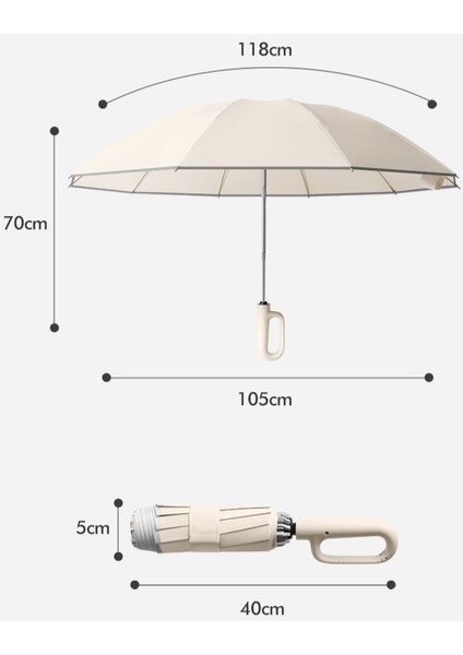 Dış Mekan Tam Otomatik Halka Toka Takviyeli Şemsiye (Yurt Dışından) indirimleri