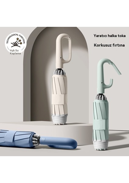 Dış Mekan Tam Otomatik Halka Toka Takviyeli Şemsiye (Yurt Dışından) fiyatları