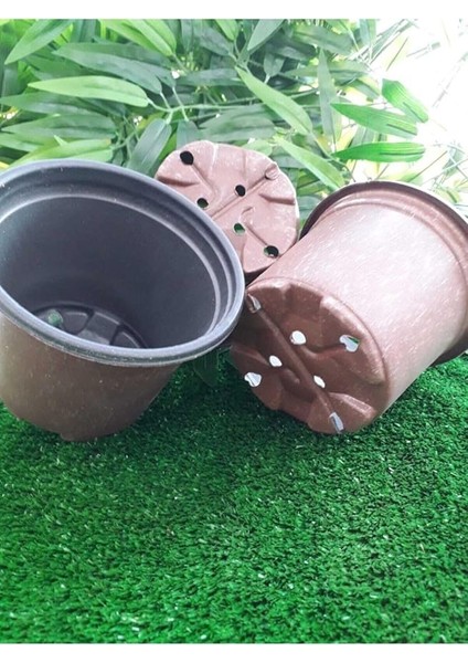 Vakum Saksı 100 Adet 13X10 cm 0,90 Lt Plastik Saksı Ucuz Saksı Fide Üretim Saksısı Fide Saksısı fırsatları