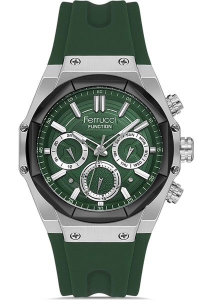 Erkek Silikon Kordon Spor Kol Saati Çelik Kasa Paslanmaz Çelik Fonksiyonlar Aktif 2 Yıl Garantili Kutulu