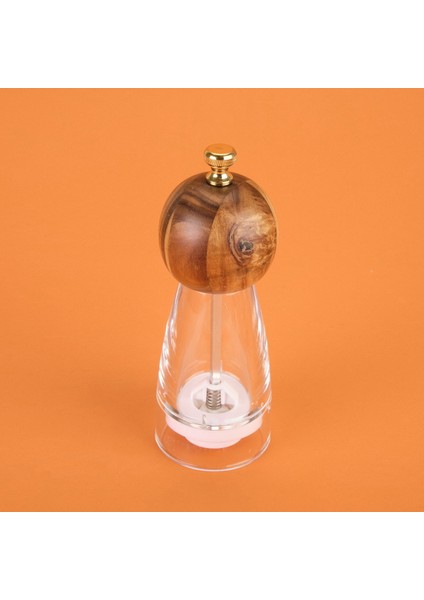 Akrilik Tuz Karabiber Öğütücü - Açık Kahverengi - 20 cm fiyatları