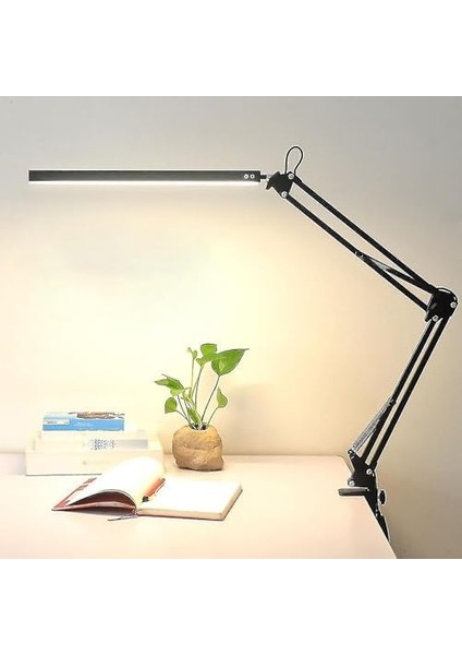 Sıkıştırmalı Metal 3 Renk Modlu Katlanabilir LED Işık Masa Lambası Klipsli Masa Lambası 10 Parlaklık Seviyesi, Kitap Okuma Lambası, Yatak Lambası fiyatları