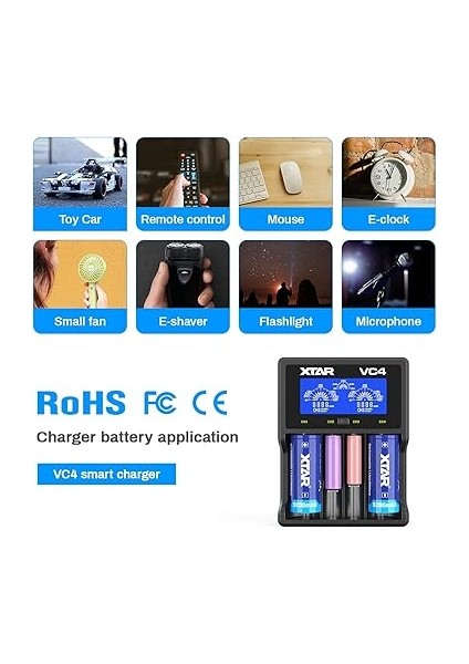 Vc4 Li-Ion/ni-Mh Pil Şarj Cihazı modelleri